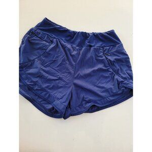Fulbelle Banded Athletic Shorts Blue Size S 2.5" Inseam High Waist Lined